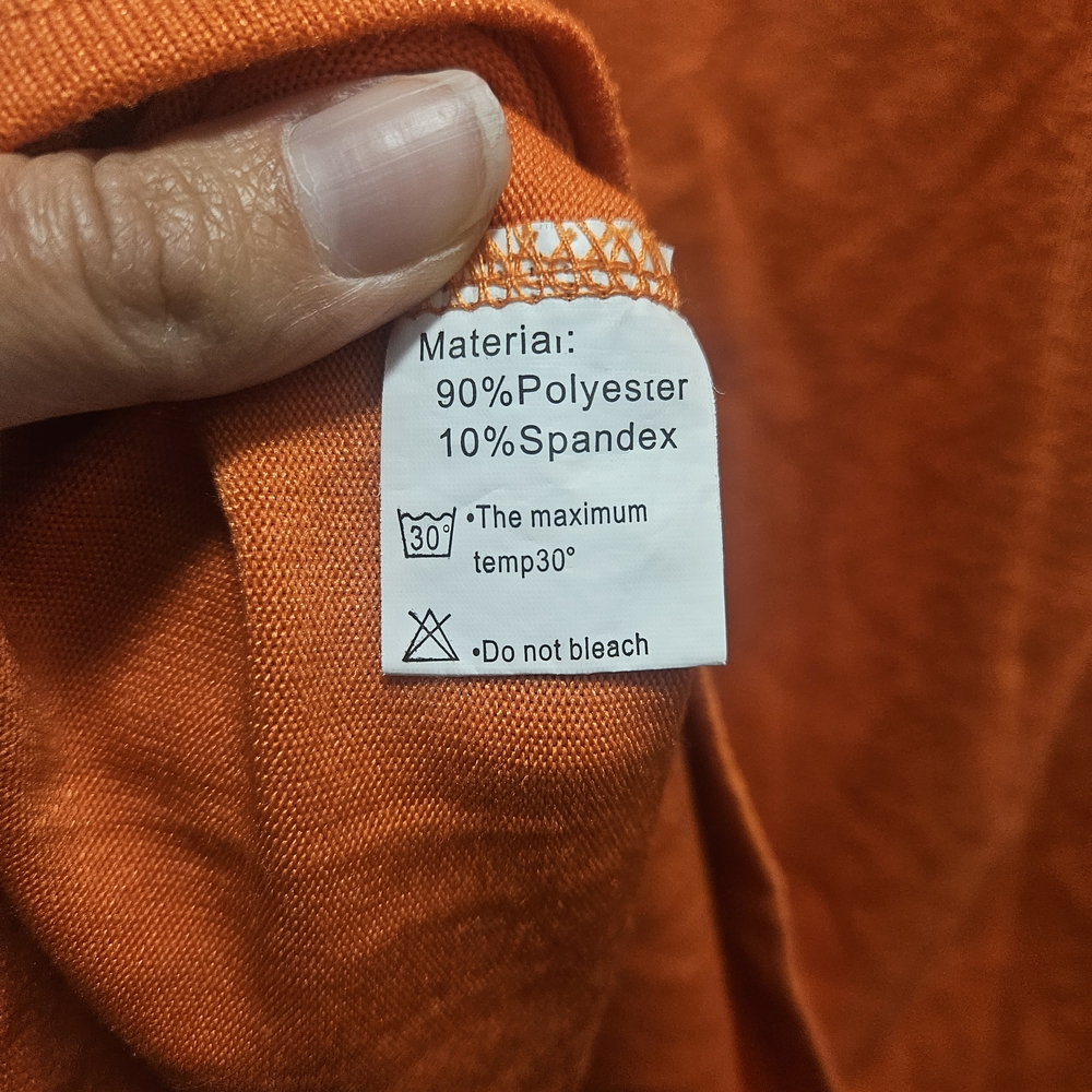 Orange Open Front Cardigan - Picture 3 of 4